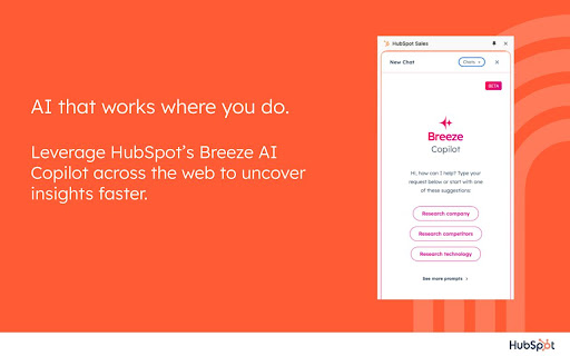 HubSpot Sales screenshot