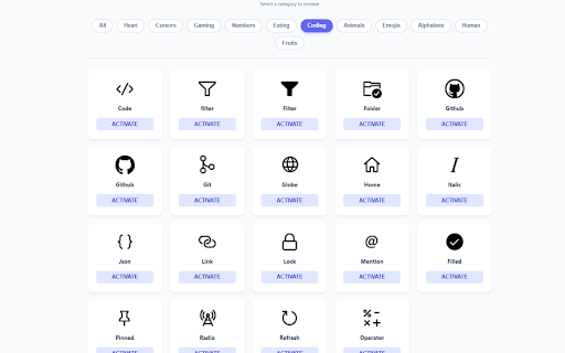 Custom Cursor for Chrome screenshot