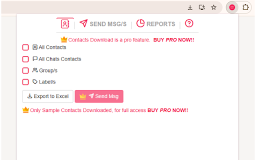 WASender Free Plugin screenshot