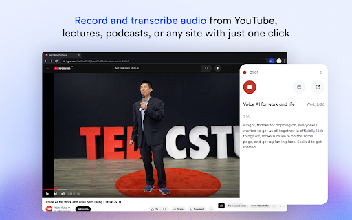 Otter.ai: Record & Transcribe Meetings - Google Meet & Web Audio screenshot