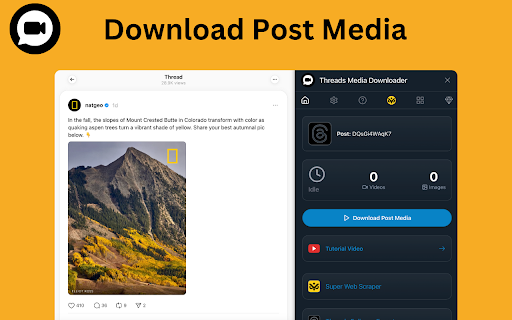 Media Downloader for Thread screenshot