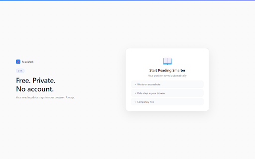 Reading Position Saver - ReadMark screenshot