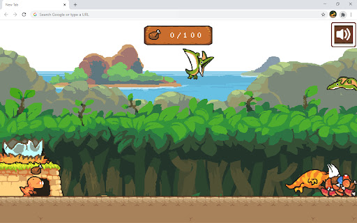 Dino Hunger Kids Game screenshot
