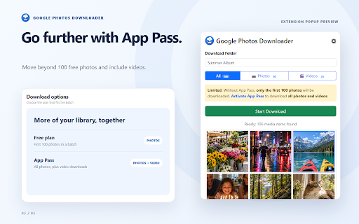 Google Photos Downloader screenshot