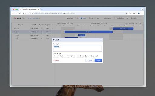 Gantt Pro screenshot