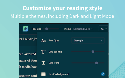 PNL Reader: read quietly or read aloud screenshot