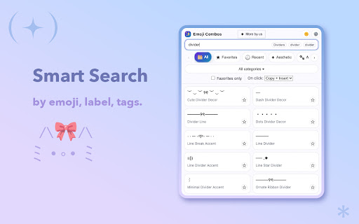 Emoji Combos, Fancy Text & Symbols ✦ Copy & Paste screenshot