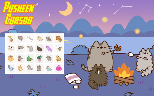 Pusheen Cursor - Custom Kawaii Cursor for Chrome screenshot