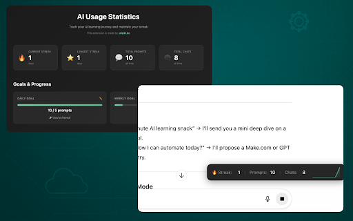 AI Habit Tracker screenshot