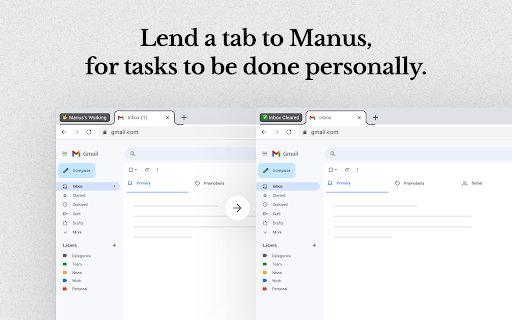 Manus AI Browser Operator screenshot