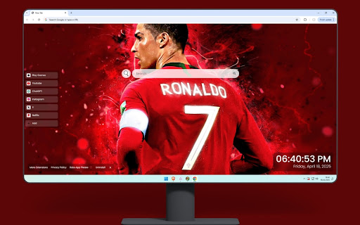 Cristiano Ronaldo No.7 Live Wallpaper screenshot