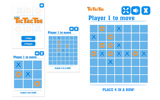 Tic Tac Toe on Chrome screenshot