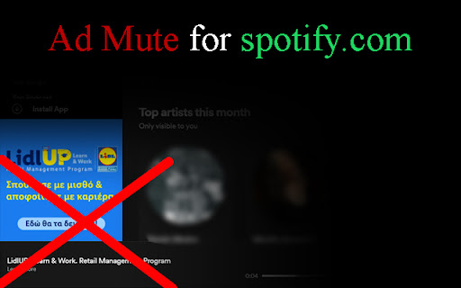 Ad Mute for spotify.com screenshot