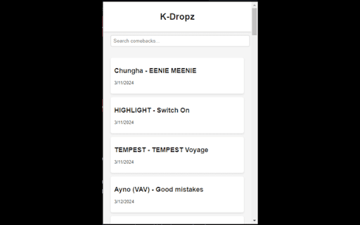K-Dropz screenshot