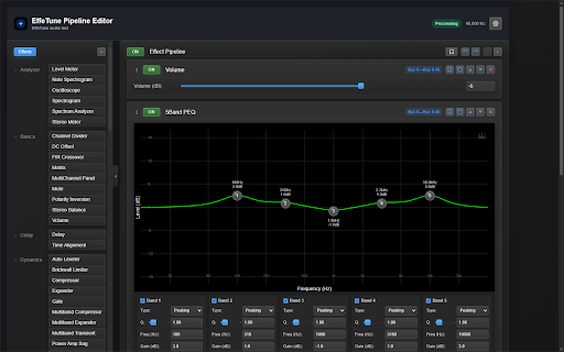 EffeTune screenshot