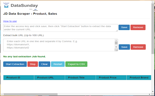 JD Data Scraper - Product, Sales screenshot