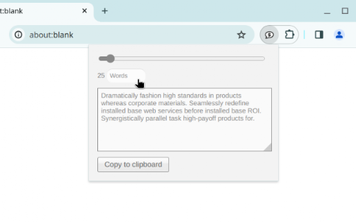 Corporate Ipsum screenshot