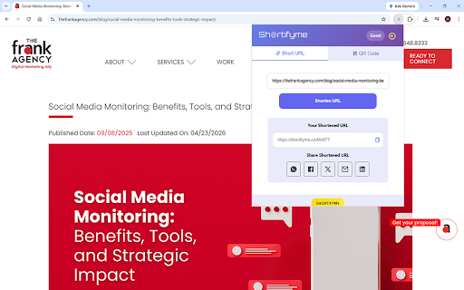 ShortifyMe | Short Links and QR Codes screenshot