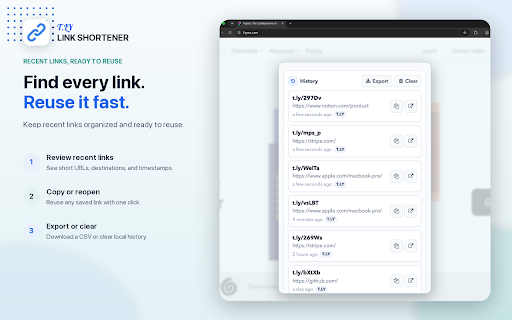 Url Shortener screenshot