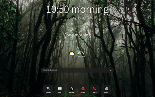 Home - Beautiful New Tab Page screenshot