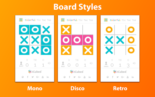 Colorful Tic-Tac-Toe screenshot