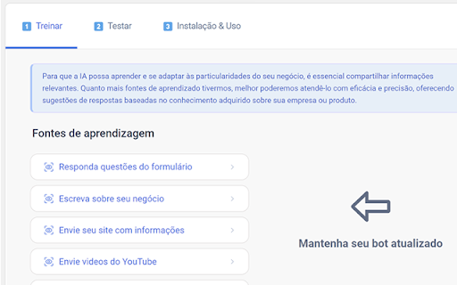 WaFlux - IA treinada para WhatsApp Web - ChatGPT screenshot