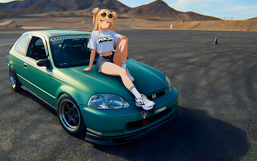 Civic Ek9 Car Live Wallpaper screenshot