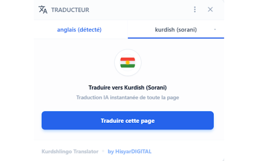 Kurdshlingo Translator screenshot
