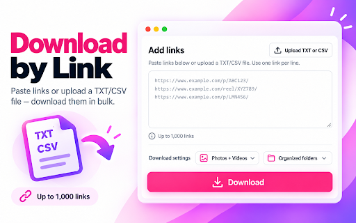 Mass Downloader for IG – Safe Bulk Download screenshot