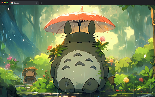 Totoro Live Wallpaper - Studio Ghibli My Neighbor Forest Rain HD screenshot