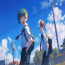 Midoriya and Todoroki Live Wallpaper icon