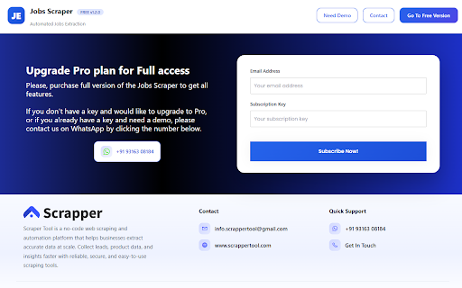 Jobs Scraper – Hiring & Recruitment Lead Extractor screenshot
