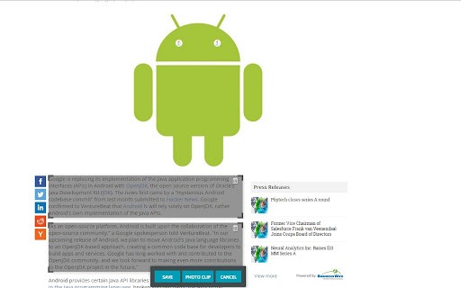 Web Clipper (Nimbus) screenshot