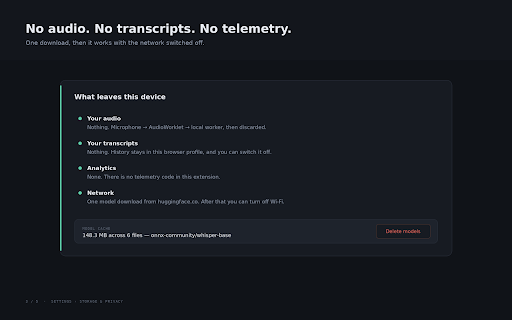 LocalDictate — Private Offline Voice Typing screenshot