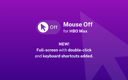 Mouse Off for HBO Max: hide cursor [QVI] screenshot