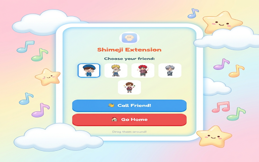 Shimeji Extension screenshot