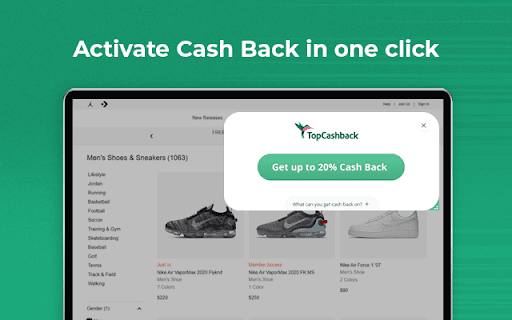 TopCashback USA Get Cash Back & Coupons screenshot
