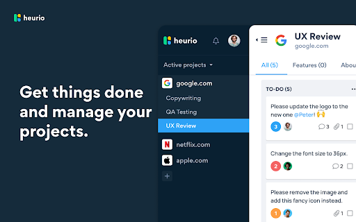 Heurio - Website Review, Heuristic Evaluation & Vibe Coding Feedback screenshot