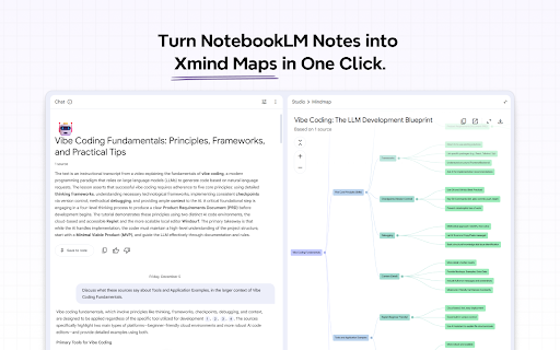 NotebookLM MindMap Exporter screenshot