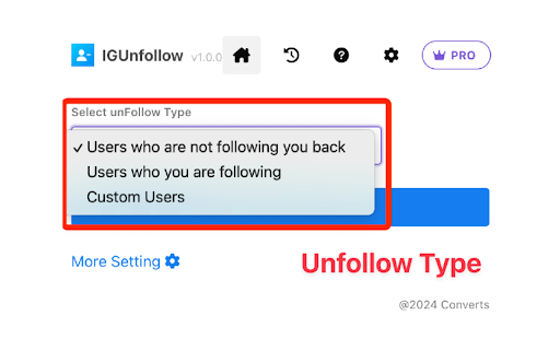 IG Unfollow: Smart Auto Unfollow Tool for IG screenshot