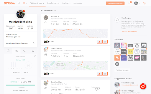 Strava Auto Kudos screenshot