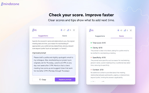 Mindstone AI Coach screenshot