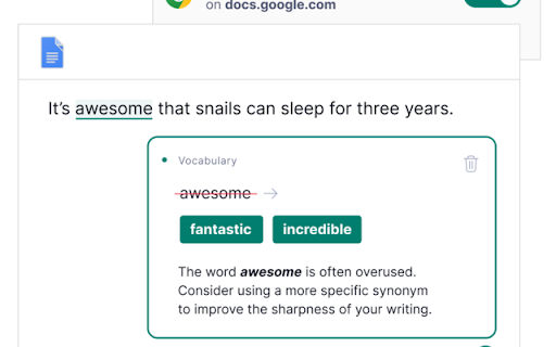 Grammarlyier - Unofficial Grammarly Autocorrect extension screenshot