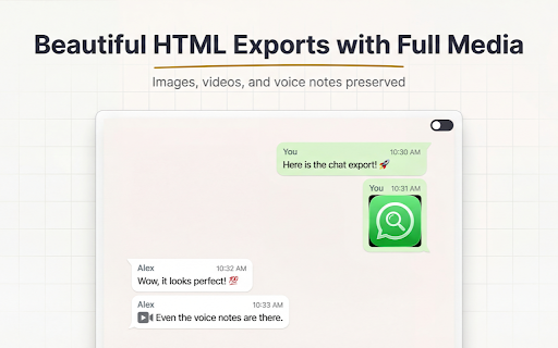 WAnalysis - Free WhatsApp Exporter: Save Chats & Conversations for Backup screenshot
