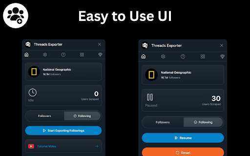 Followers Exporter for Thread screenshot
