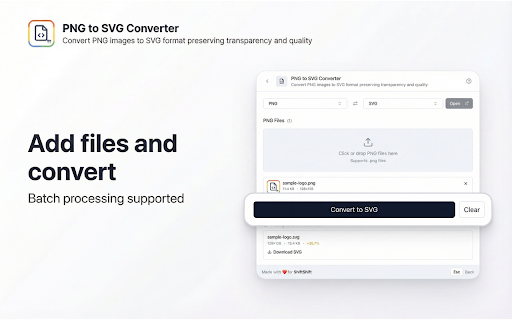 PNG to SVG screenshot