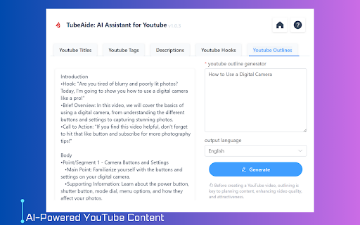 Free Ai Youtube Video Title Generator screenshot