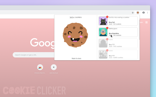 Cookie Clicker - Clicker game screenshot