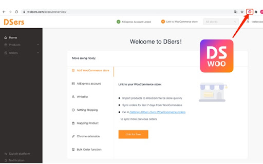 DSers - WooCommerce store connection helper screenshot