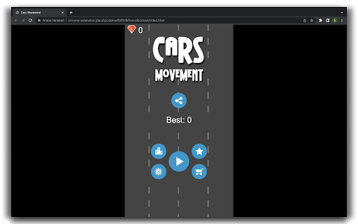 Cars Movement - HTML5 Game screenshot